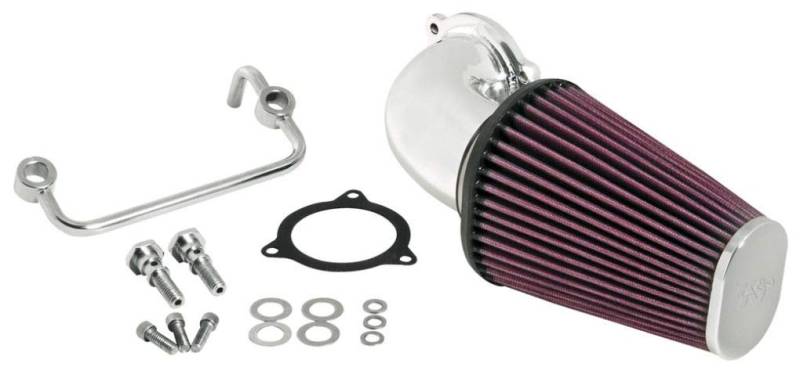 K&N 57-1122 Waschbarer und wiederverwendbarer P Motorrad Luftfilter, Rot von K&N