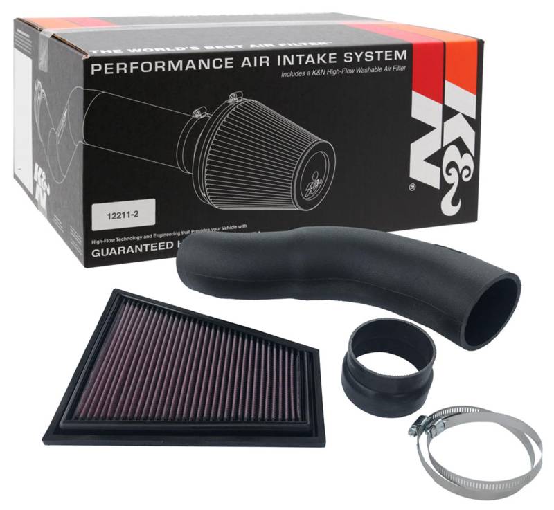 K&N 57i Performance Kit kompatibel mit BMW 5 (F10) & BWM 5 Gran Turismo (F07) 520i & 528i 2011-2017 (57-0691) von K&N