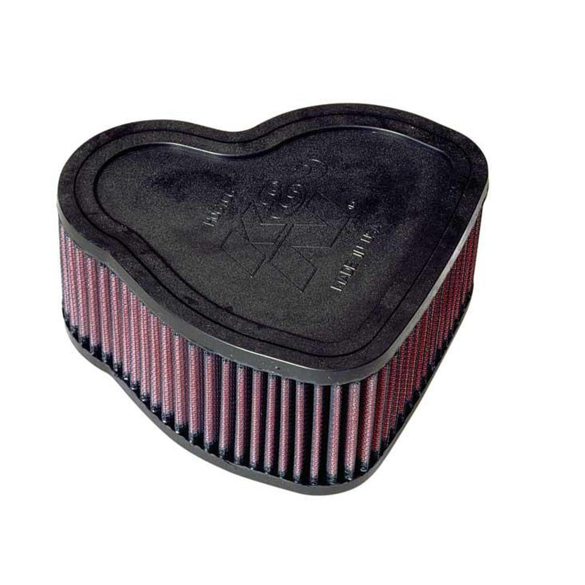 K&N 77-2568KP Motorrad Tauschluftfilter, Rot von K&N