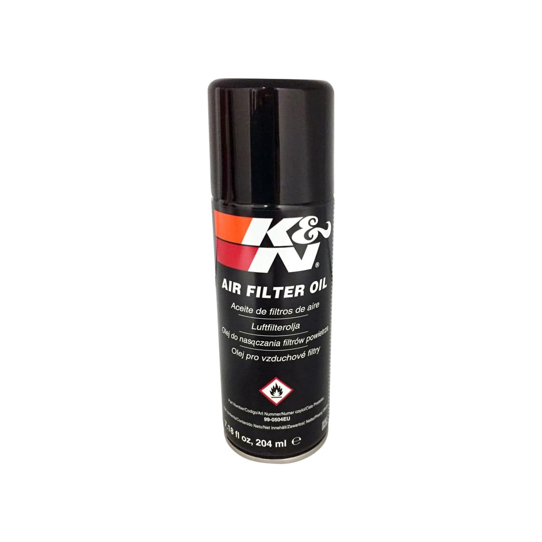 K&N 99-0504EU KFZ und Motorrad Air Filter Oil - 7.18 oz 204ml Aerosol - International von K&N