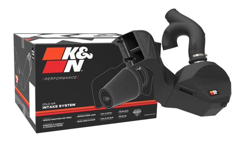 K&N Aircharger Kit kompatibel mit Ford F150 V6 3.5/2.7 Facelift 2021- (63-2617) von K&N