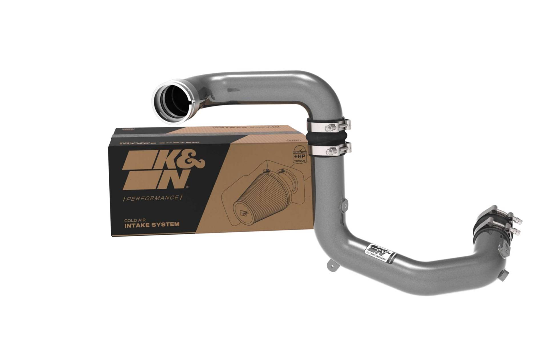 K&N Charge Pipe Kit kompatibel mit Ford Bronco Raptor 3.0L EcoBoost V6 2023- (77-1020KC) von K&N