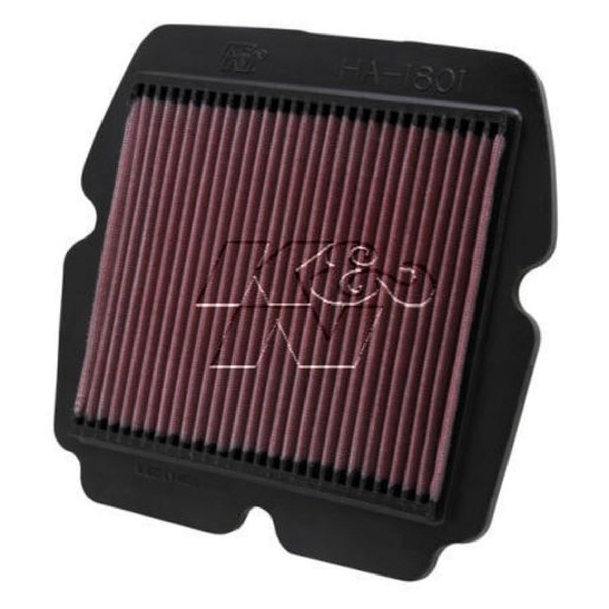 K&N HA-1801 Motorrad Tauschluftfilter< Rot von K&N