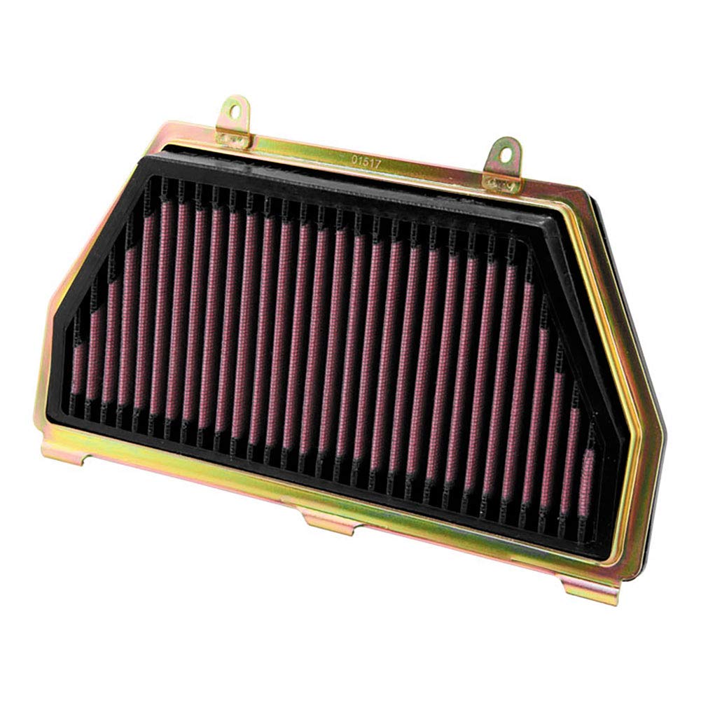 K&N HA-6007 Motorrad Tauschluftfilter, Rot von K&N