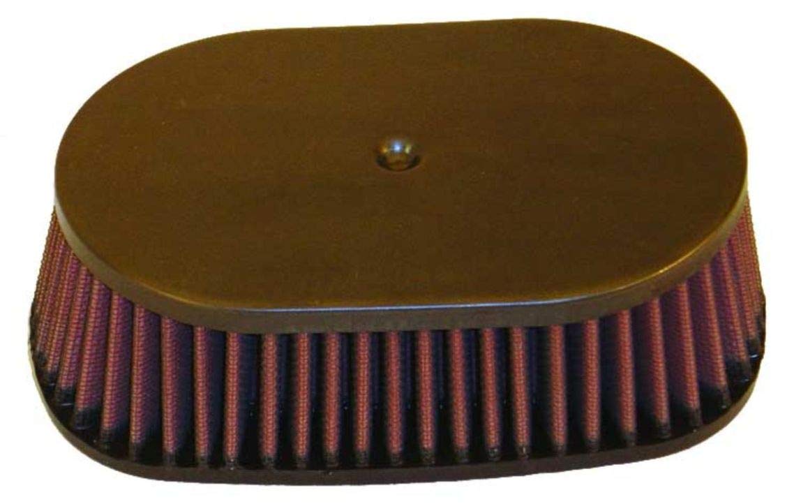 K&N HA-6592 Motorrad Tauschluftfilter, Rot von K&N