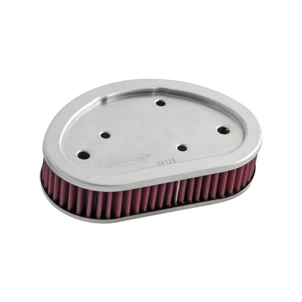 K&N HD-9608 Motorrad Tauschluftfilter, Rot von K&N