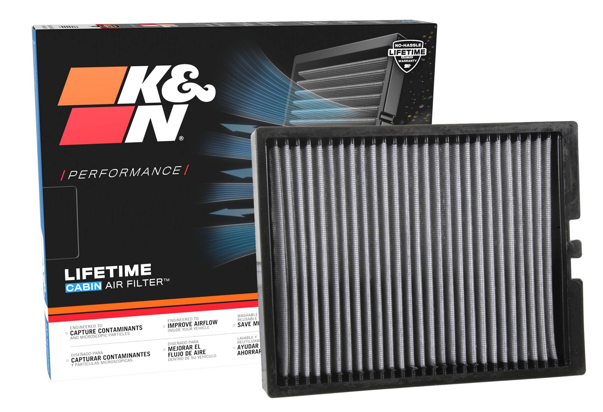 K&N Innenraumfilter 2.3/3.7/5.0GT & Mustang 5.2 2015-(VF2053), Weiß von K&N