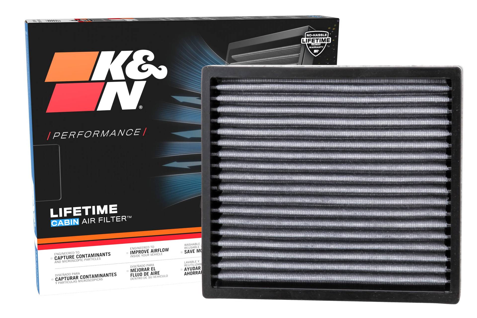 K&N Innenraumfilter Lexus, Pontiac, Scion, Subaru, Toyota (VF2000) KFZ, 1 Stück (1er Pack) Weiß von K&N