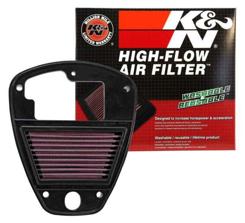 K&N KA-9006 Motorrad Tauschluftfilter Rot von K&N