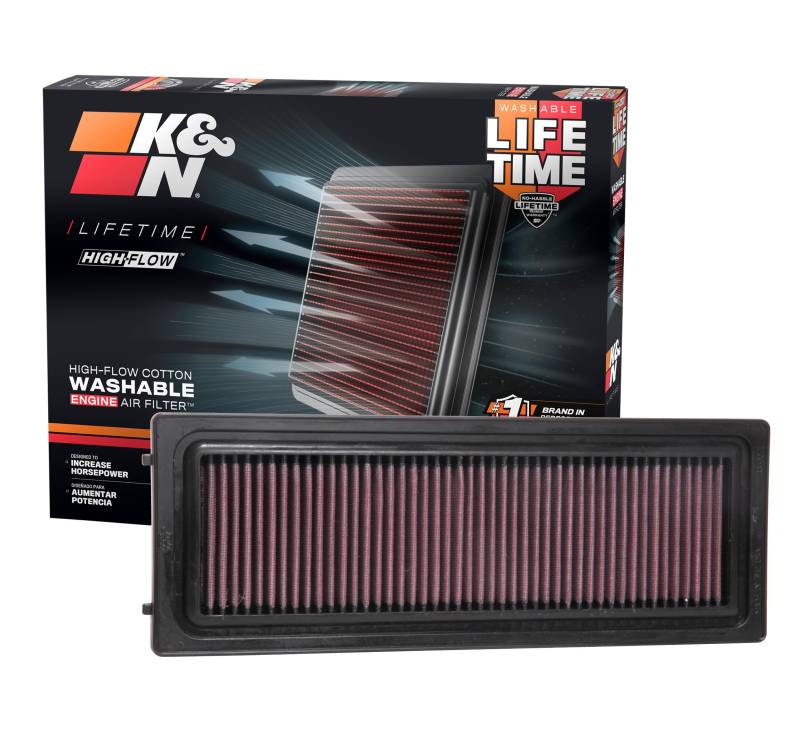 K&N Luftfilter kompatibel mit Alfa Giulia 2.0 & 2.2D 2016- (33-3071), Rot von K&N