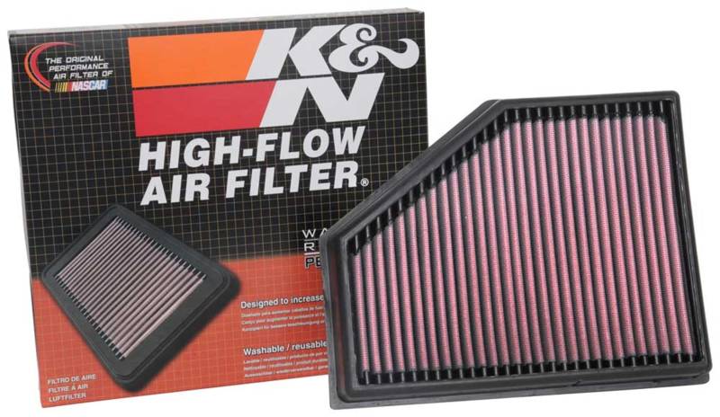 K&N Luftfilter kompatibel mit BMW 750d (G11/G12) / M550d (G30/G31) 3.0D Turbo 2016-2019 (33-3134) von K&N