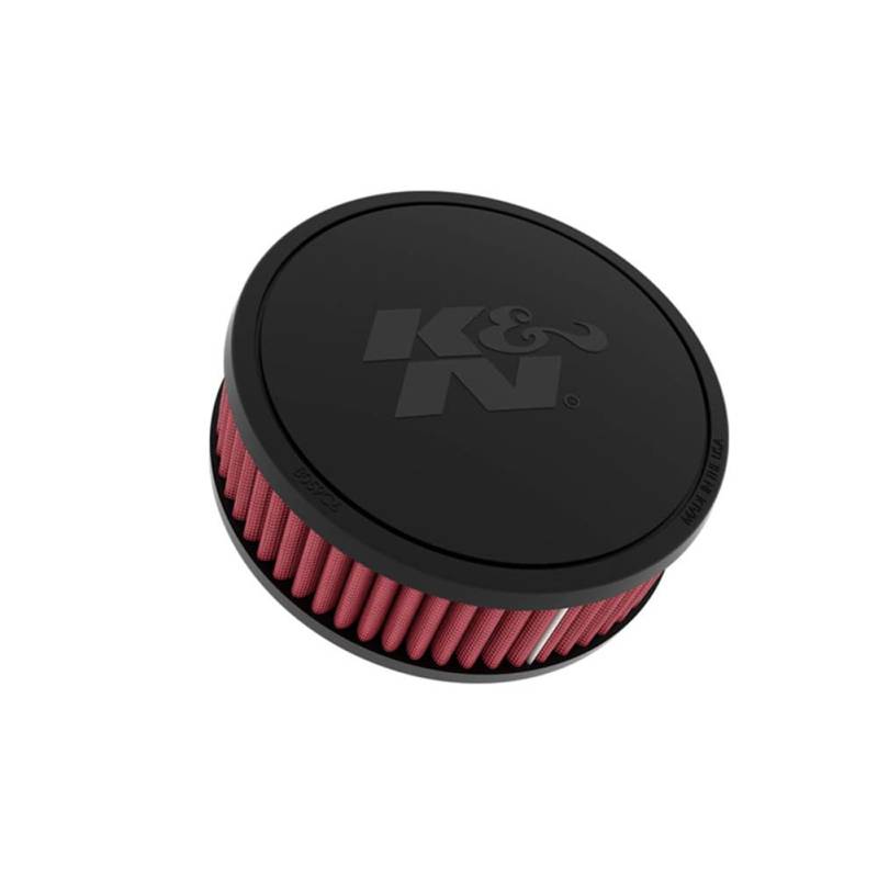 K&N Luftfilter Universal Rund 52mm Versetzter Flansch (29mm), 149mm, 51mm Höhe (RA-045V) von K&N