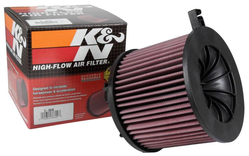 K&N Luftfilter kompatibel mit Audi A4 (B9) 1.4 & 2.0 inkl. Allroad & Quattro / A5 2.0 F5 / Q5 / S4 249&252 pk 2015- (E-0646) von K&N