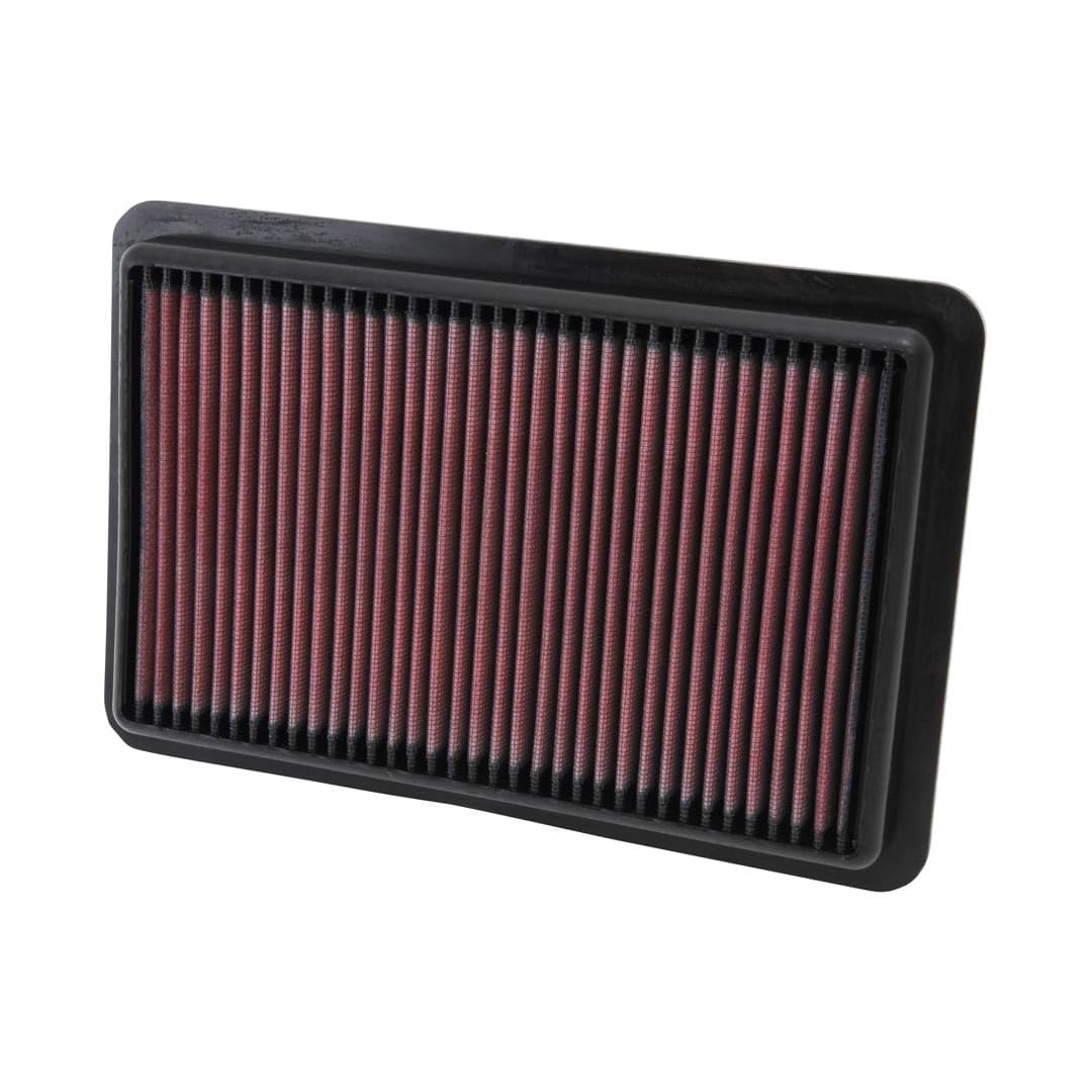 K&N Motorluftfilter: hohe Leistung, Premium, waschbar, Ersatzfilter: kompatibel mit 2010-2019 Mazda L4 2.0/2.3/2.5L (CX-5, 3, 6, Atenza, Biante, Premacy, Axela), 33-2480 von K&N