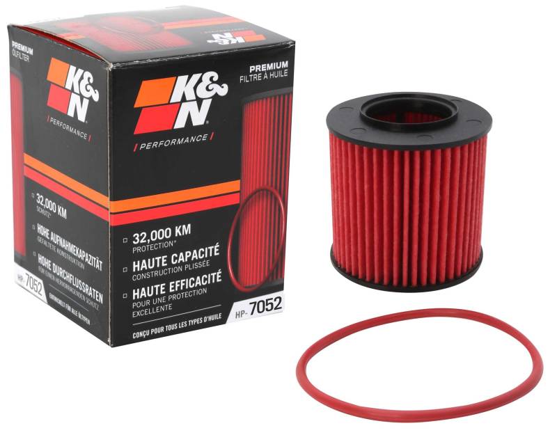 K&N Ölfilter - High Performance-Series kompatibel mit Audi, Seat, Skoda & Volkswagen (HP-7052) von K&N