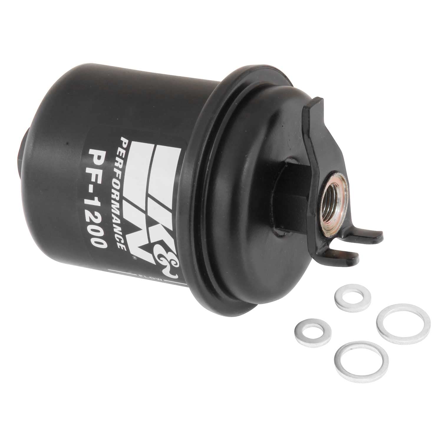 K&N PF-1200 Motorrad Performance-Kraftstoff-Filter, Schwarz von K&N