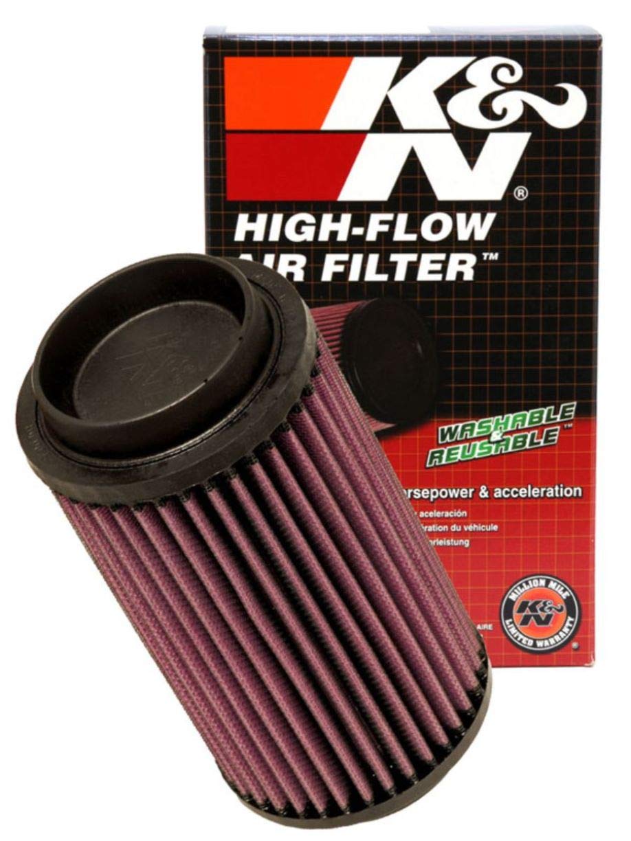 K&N PL-1003 Motorrad Tauschluftfilter, Rot von K&N