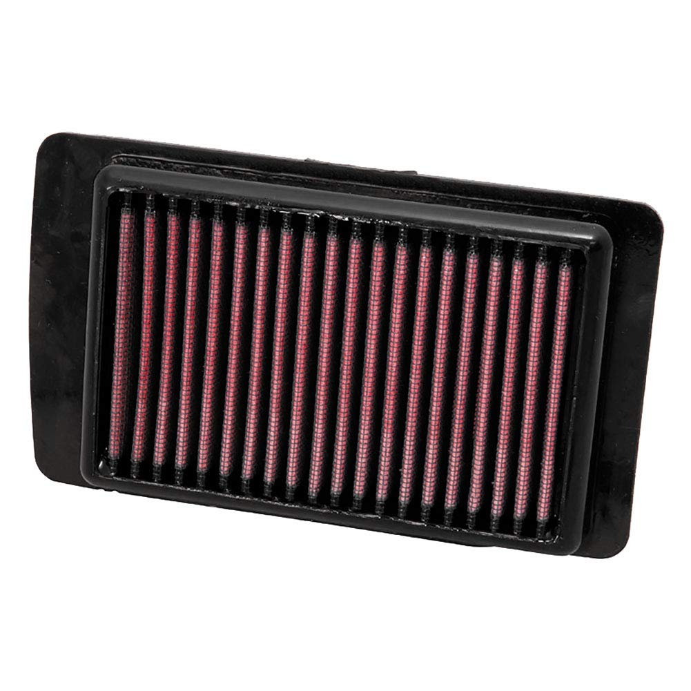 K&N PL-1608 Motorrad Tauschluftfilter, Rot von K&N