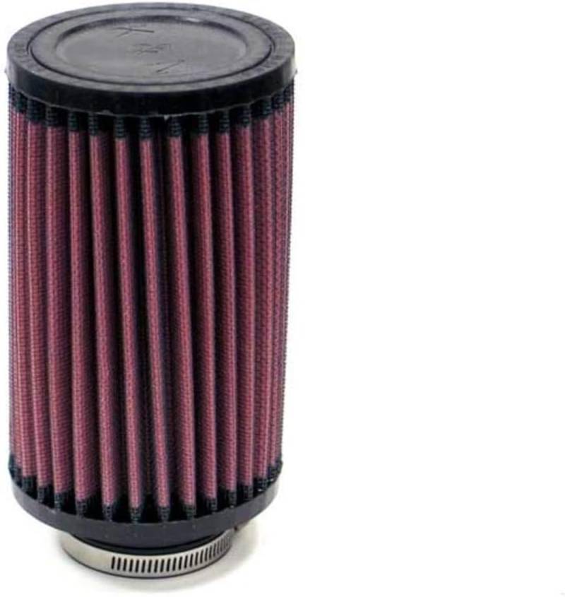 K&N RA-0520 Waschbarer und wiederverwendbarer KFZ und Motorrad Universal Gummi Filter, Rot von K&N