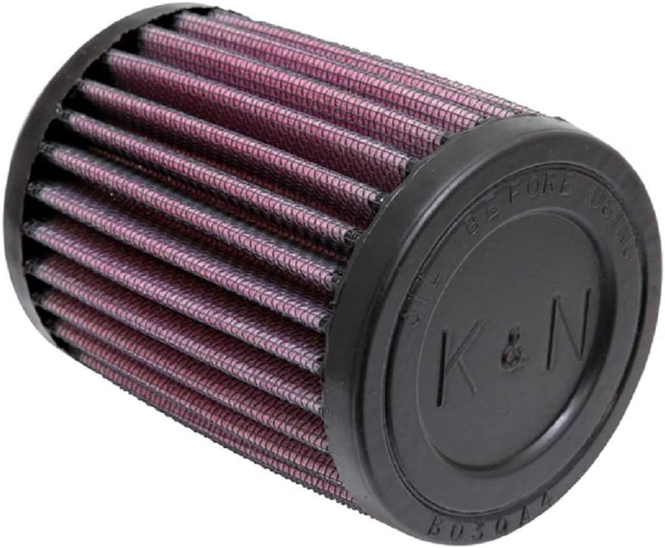 K&N RU-0200 KFZ und Motorrad Gummi Universalluftfilter, Rot von K&N