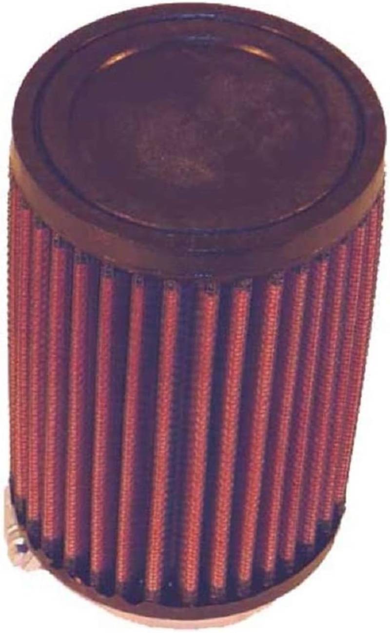 K&N RU-0610 KFZ und Motorrad Gummi Universalluftfilter, Rot von K&N