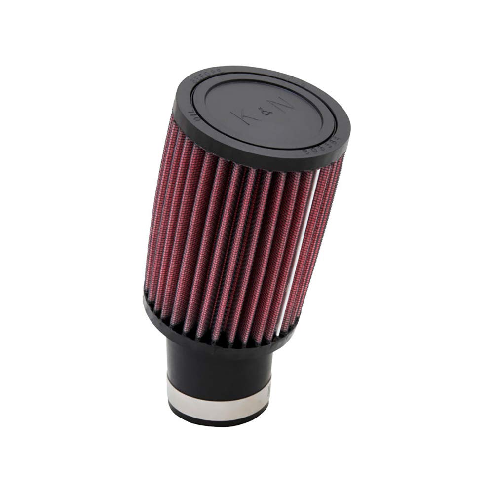 K&N RU-1785 KFZ und Motorrad Gummi Universalluftfilter,Rot von K&N