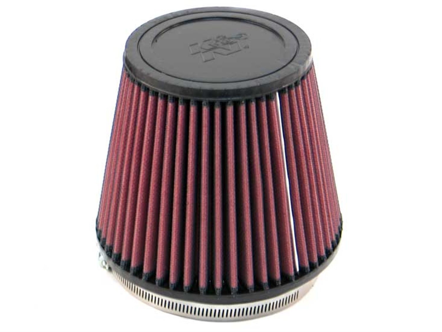 K&N RU-5147 KFZ und Motorrad Gummi Universalluftfilter von K&N