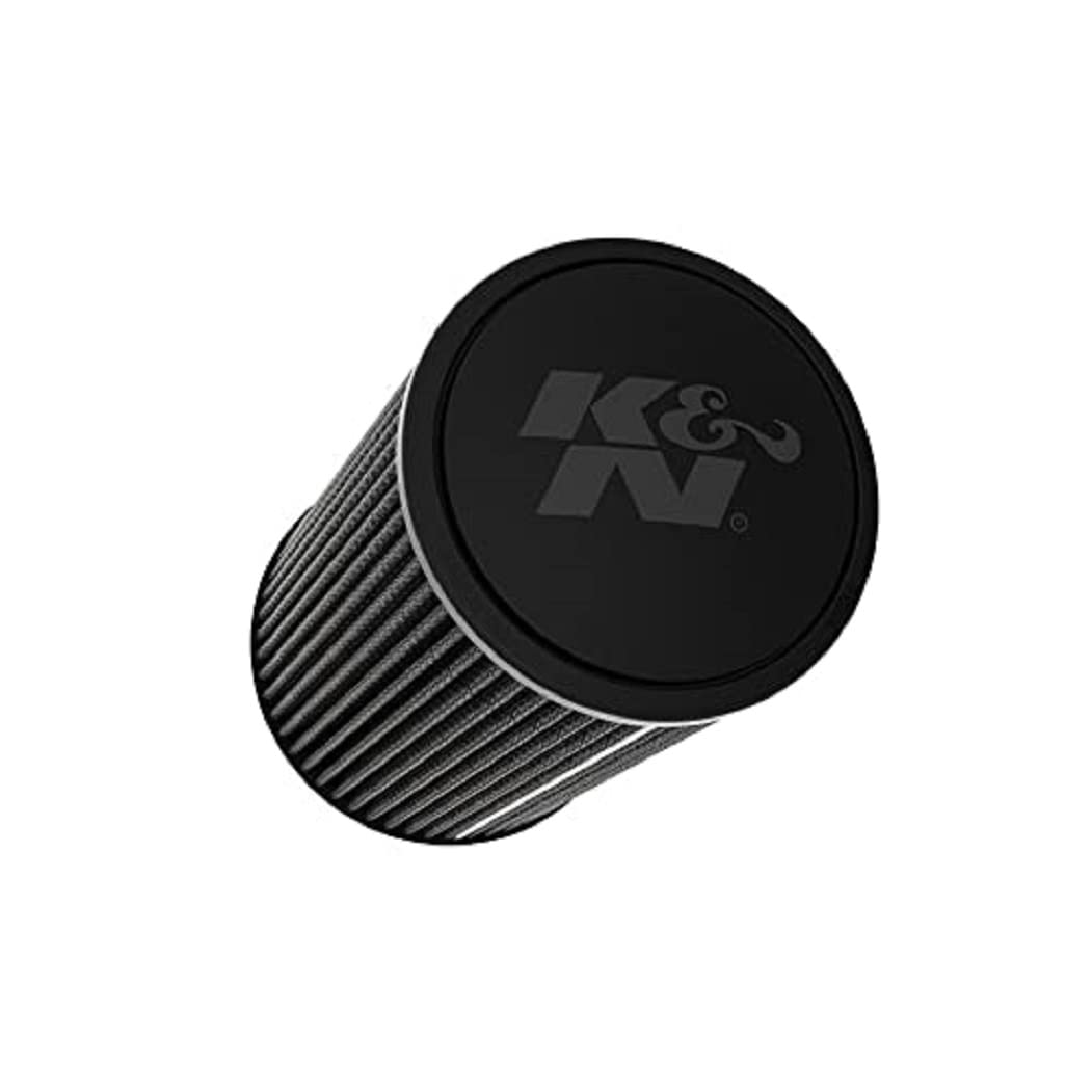 K&N Universal-Klemmluftfilter: Hochleistung, Premium, waschbar, Ersatzfilter: Flanschdurchmesser: 3 Zoll, Filterhöhe: 9 Zoll, Flanschlänge: 1,5 Zoll, Typ: Trockensynthetik, RU-3109HBK von K&N