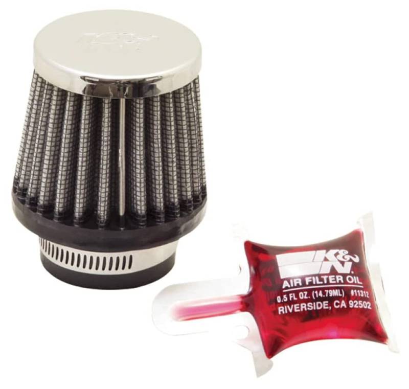 K&N RC-0790 KFZ und Motorrad Universal Chrom Filter Rot von K&N