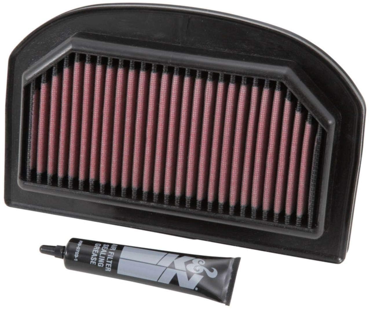 K&N TB-1212 Motorrad Luftfilter, Rot von K&N