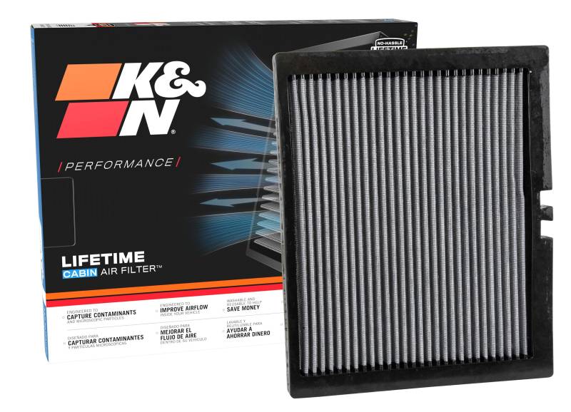 K&N VF2050 KFZ Innenraumluftfilter, Weiß von K&N