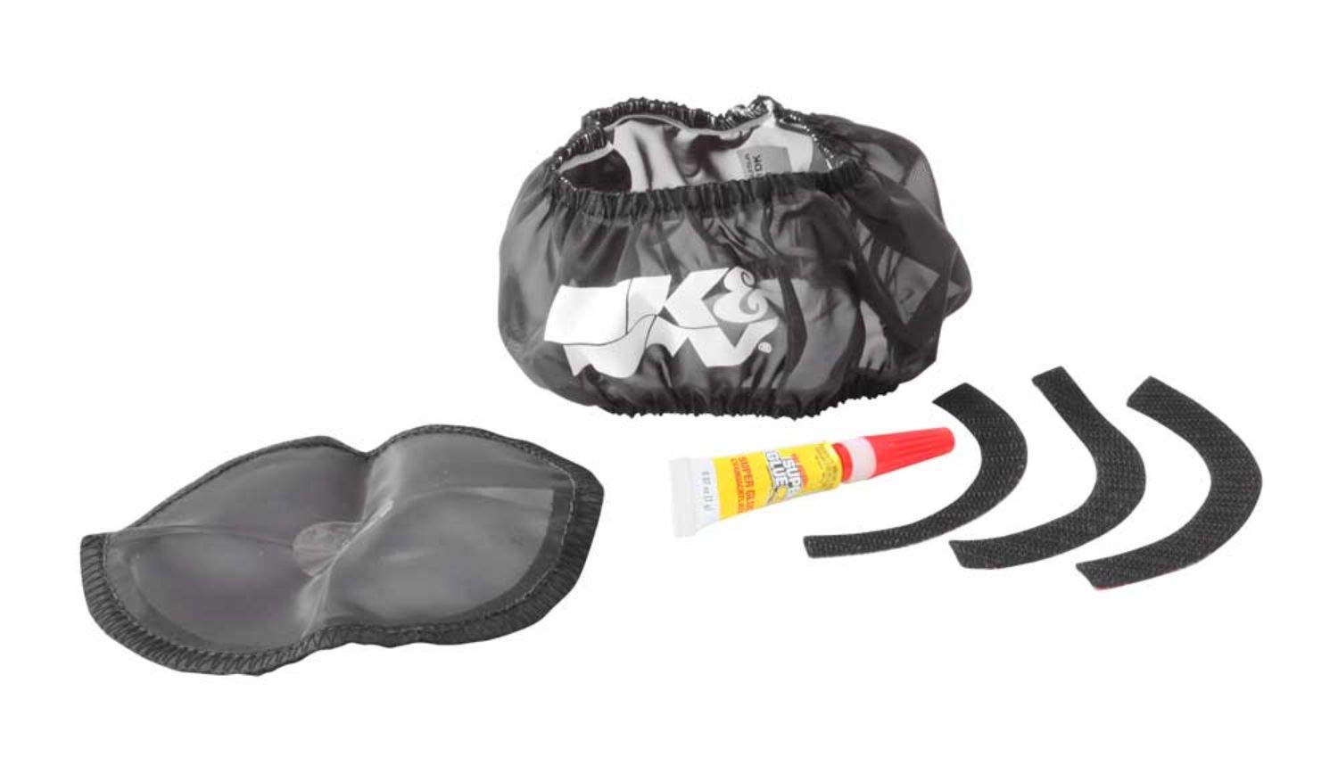 K&N YA-4098-1DK Motorrad Luftfilter Wrap Schwarz von K&N