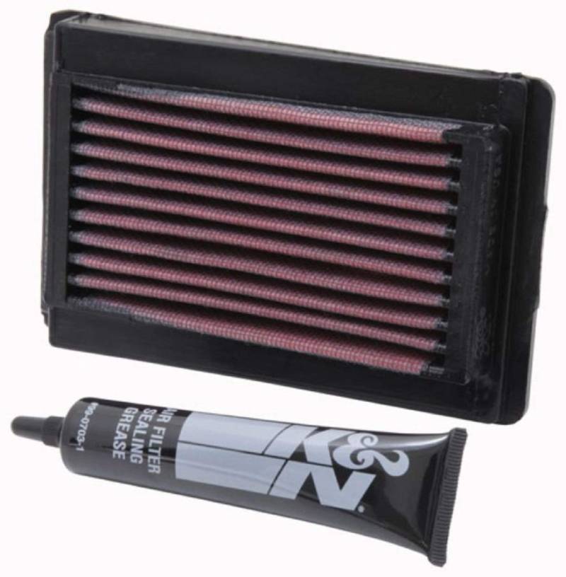 K&N YA-6604 Motorrad K&N Tausch-Luftfilter, Rot von K&N