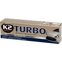 K2 Turbo Wachspaste für Karosserie-Lack, Nanotechnologie, Kratzer-Entferner, hinterlässt Autolack glatt und glänzend von K2 Car