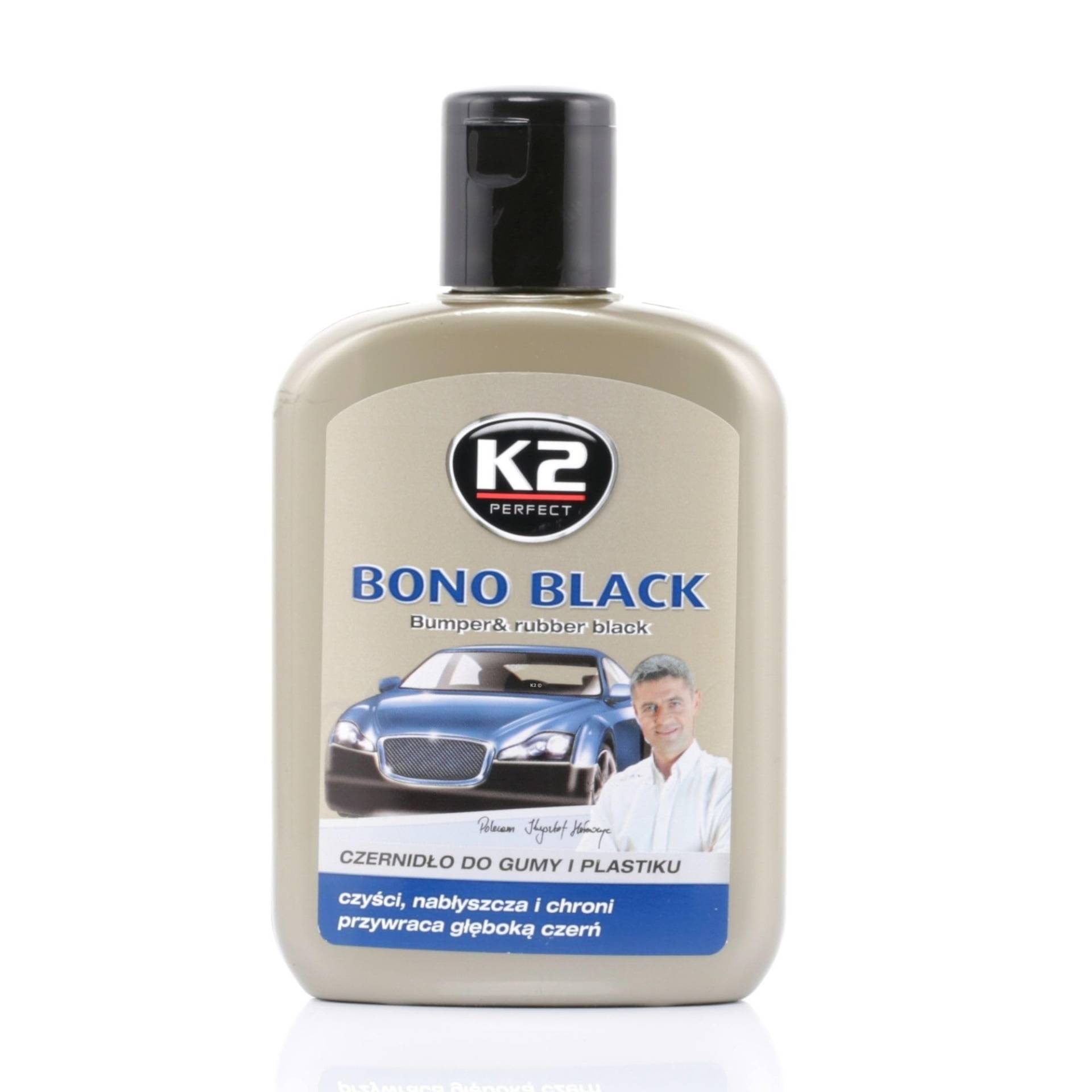 BONO BLACK Schwärzer für Gummi und Kunststoff, 250 ml von K2