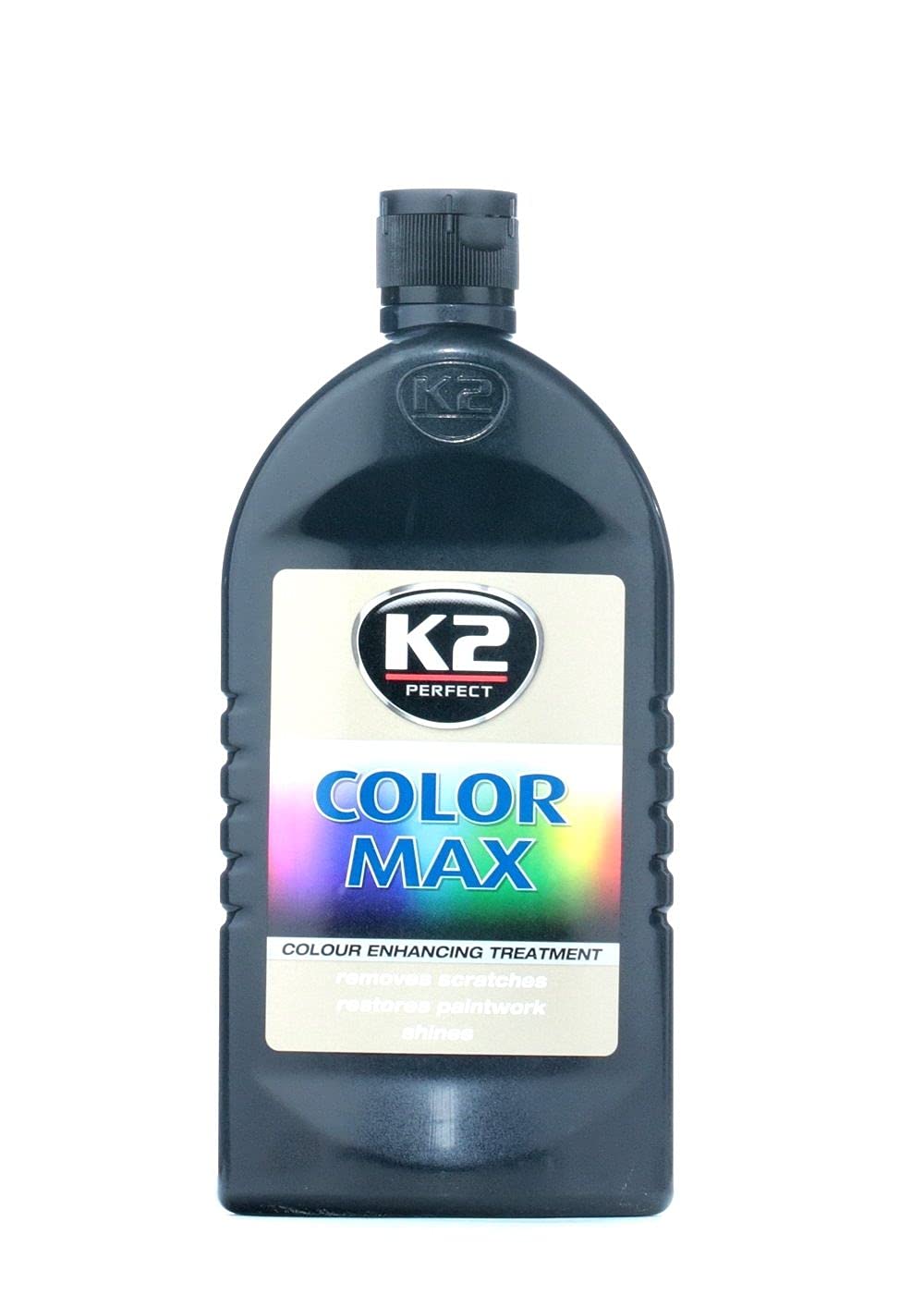K2 Color Max Farbpolitur Autopolitur Politur mit Carnauba-Wachs Schwarz 500 ml von K2