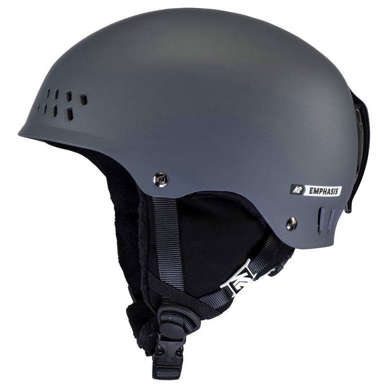 K2 Damen Emphasis Skihelm/Snowboardhelm, Matte Pearl Charcoal, M (55-59cm) von K2