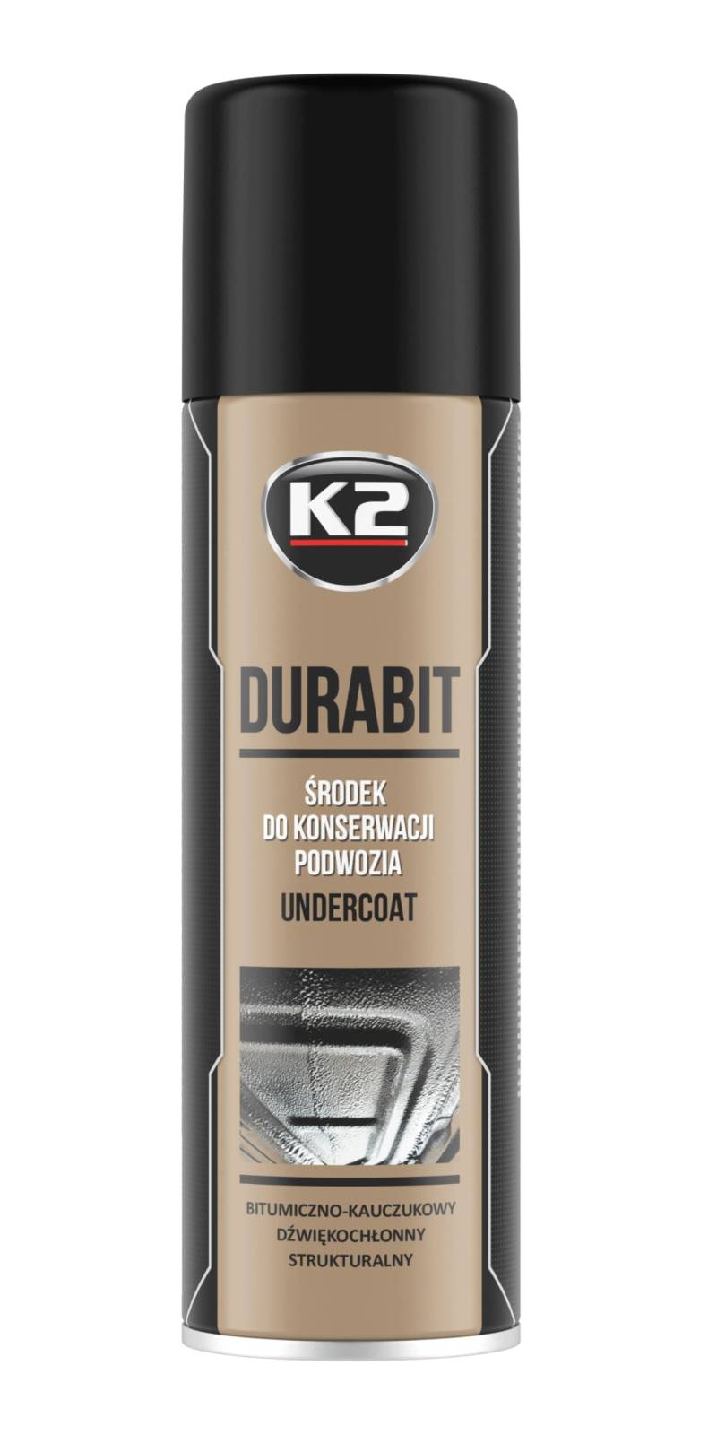 K2 Durabit Unterbodenschutz, Korrosionsschutz, Steinschlag Schutz, Spray 500ml von K2