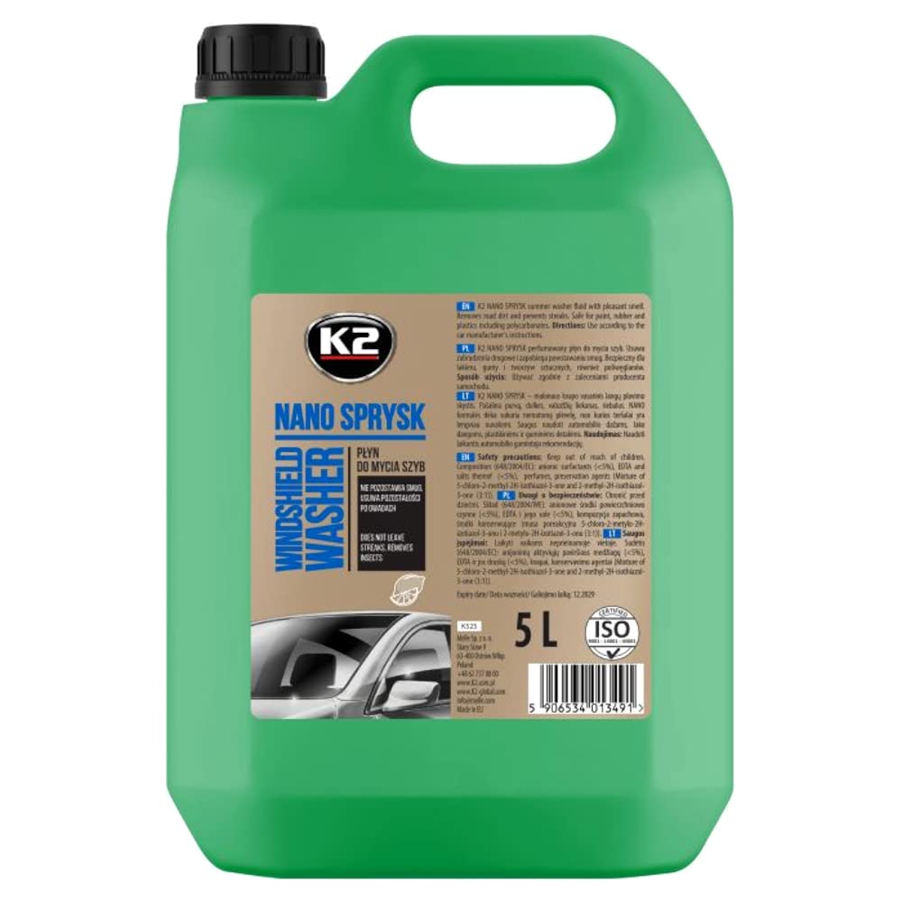 K2 Scheibenwischwasser K525 LEMONmm 5 l Kanister von K2