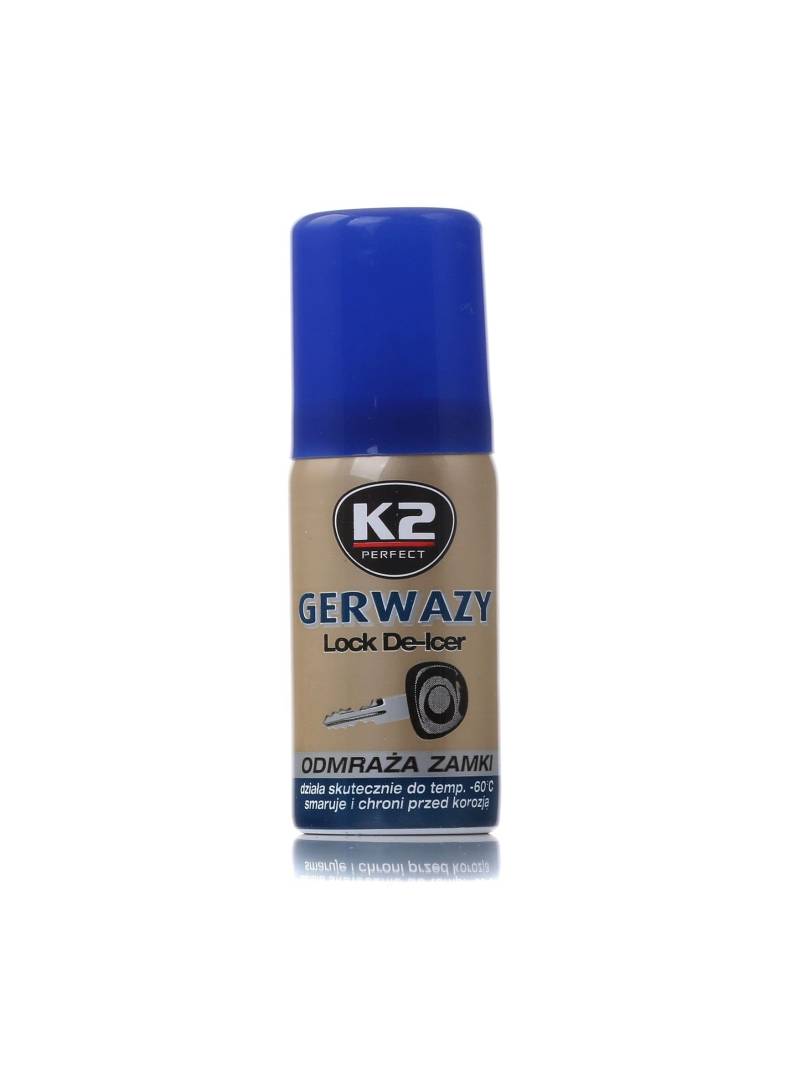 K2 Schloss Enteiser, Auftauspray, Türschloss, Auto eisfrei, enteisen, Autoschloss Enteiser, De Icer Auto, Schloss öffnen, 50ml von K2