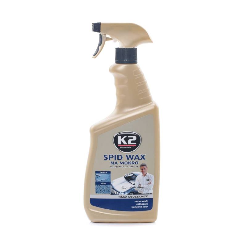 K2 Speed Wax, flüssiges Wachs, Auto Wachs Versiegelung, Sprühwachs Lackschutz, Auto Lackpolitur, einfach schnell aufsprühen, Nanoversiegelung, 700ml von K2