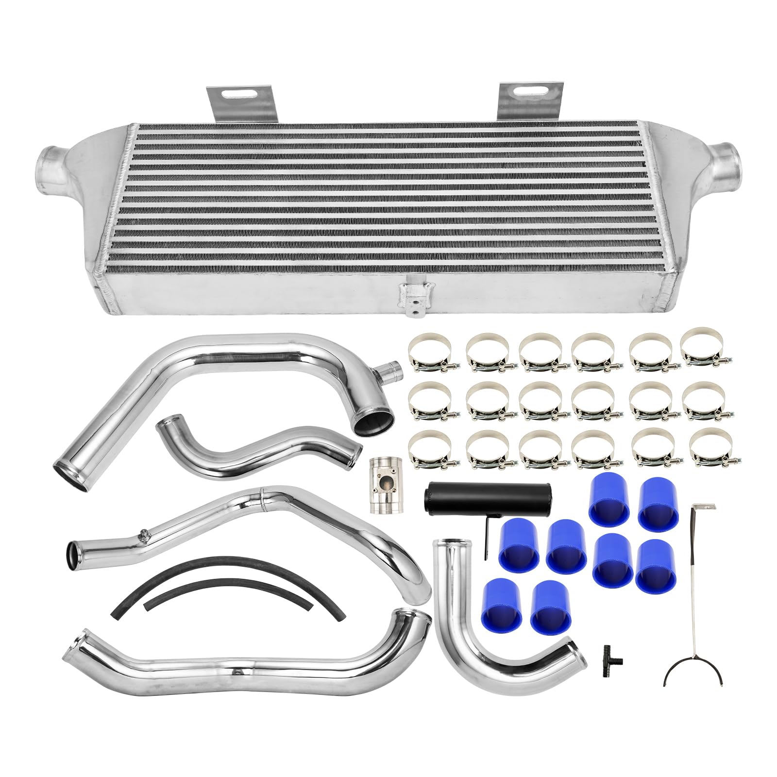 KAC 92,9 x 39 x 30 cm Turbo-Ladeluftkühler-Set mit Ladeluftkühler, Aluminium, passend für WRX STi 02-07 EJ20 EJ25 von KAC