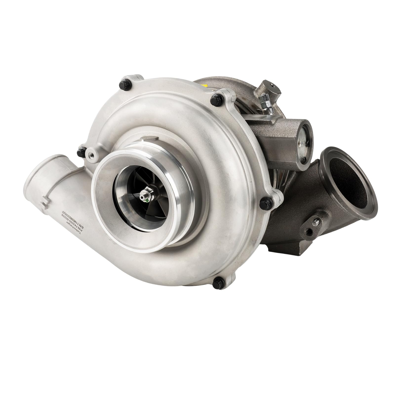 KAC Turbo-Ladegerät für Auto-Turbolader, passend für 2004–2005 E-350 E-450 Excursion F250 F350 Automobil-Ersatzmotor-Turbolader OEM #2T-206, 743250-9025S von KAC