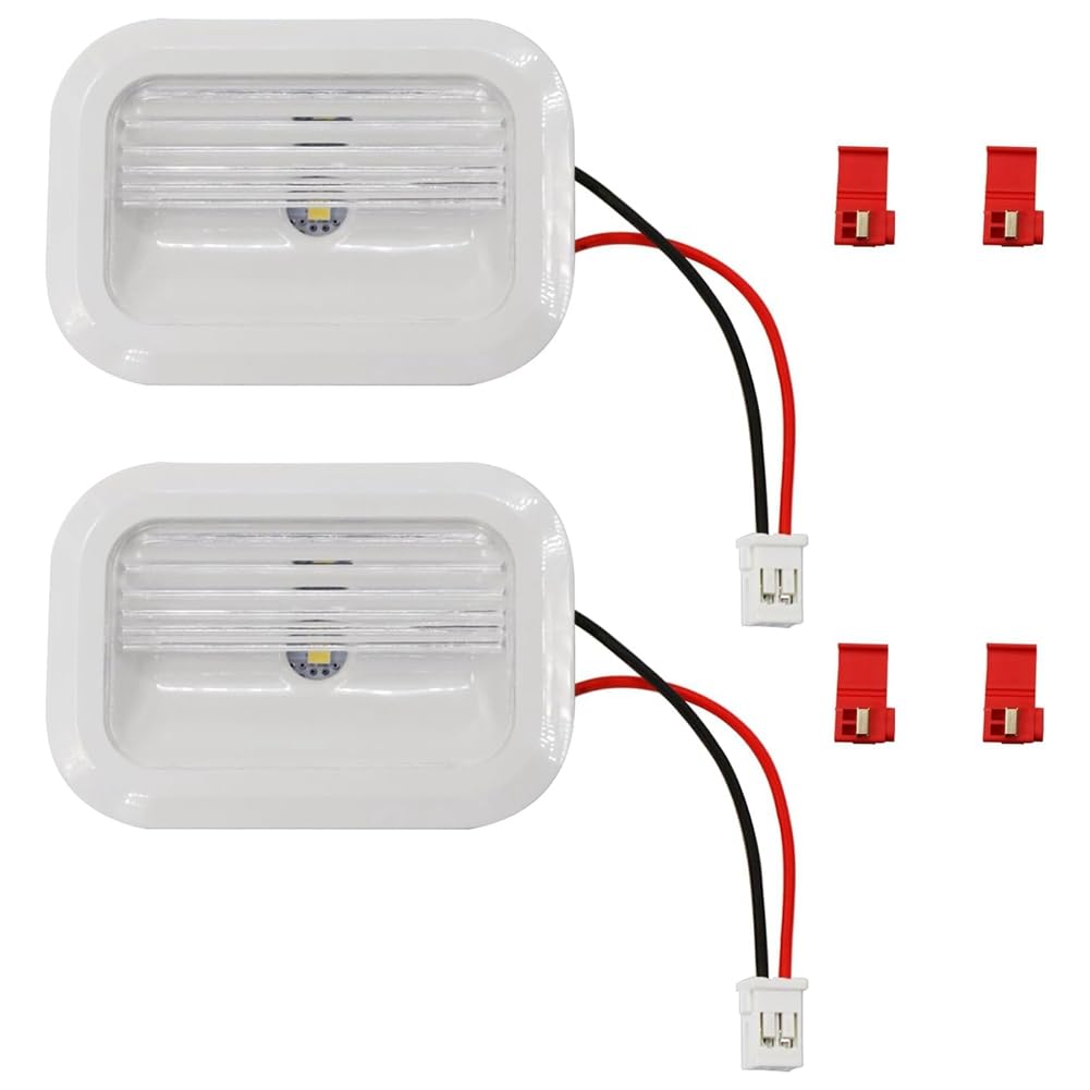 KACPLY 2 Stück W10695459 W10843353 W11683243 für Kühlschrank-LED-Lichtmodul-Komponente, ersetzt W10660728, W10279030, W11205083 von KACPLY