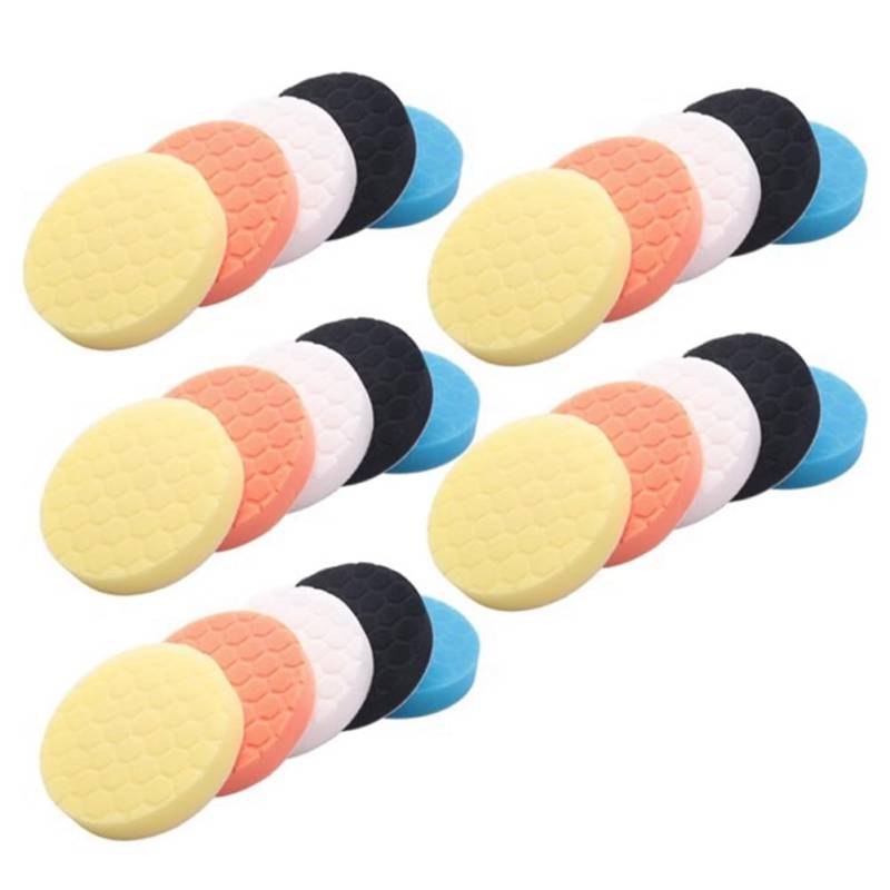 KACPLY 25-teiliges Polierpad-Set für Auto, 125 mm von KACPLY