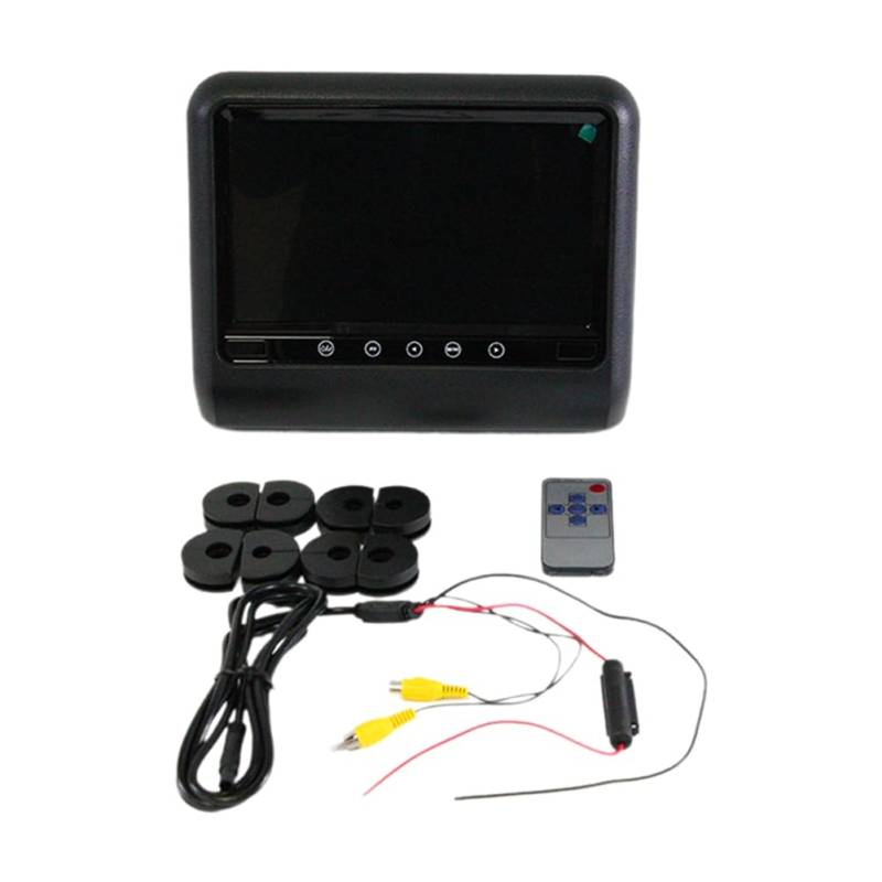 KACPLY Auto-Rückenlehne, Multimedia-Player, Auto-Kopfstützen-Display, Kopfstützen-Display, Auto-Kopfstütze, LCD-Bildschirm, 22,9 cm von KACPLY