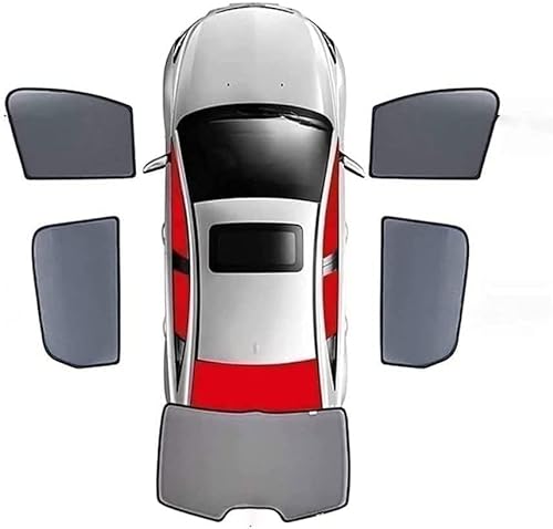 Auto-Sonnenschutz für Ford Fiesta Hatchback 2008-2023, Reduziert Wärme und Strahlung Fenster Verdunkelung Auto Zubehör für Reisen,F/5 Door Windows von KAES