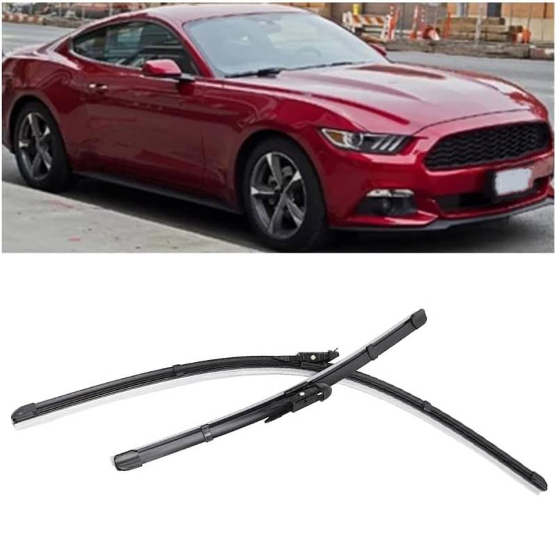 Scheibenwischer für Ford Mustang 2009-2023 22"+20", Einfache Installation Wischblätter Premium Qualität Klare Sicht Zubehör von KAES