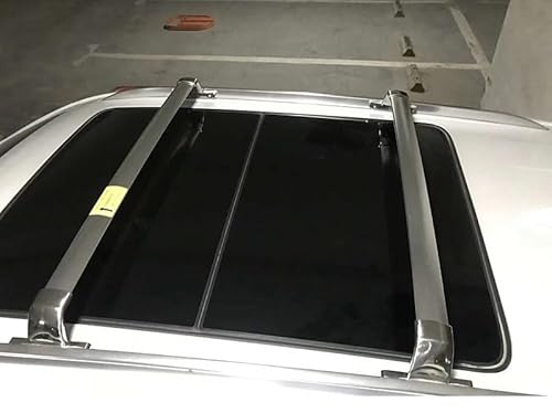 2 Stück Auto Querträger Dachträger für Cadillac XT6 2016-2024 2025, Eloxiertem Aluminium Fahrradträger Dachboxen Offener Dachreling Dachgepäckablage von KAEW