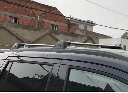 2 Stück Auto Querträger Dachträger für Nissan Terra, Eloxiertem Aluminium Fahrradträger Dachboxen Offener Dachreling Dachgepäckablage,B von KAEW